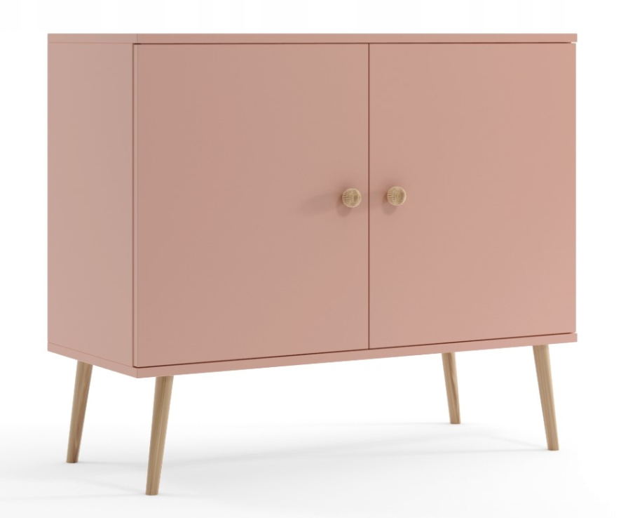 Komoda ROSE z drzwiczkami rozowa